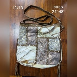 White camo crossbody